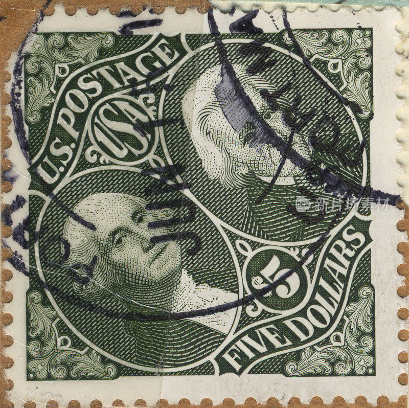 Stamp-US 5美元